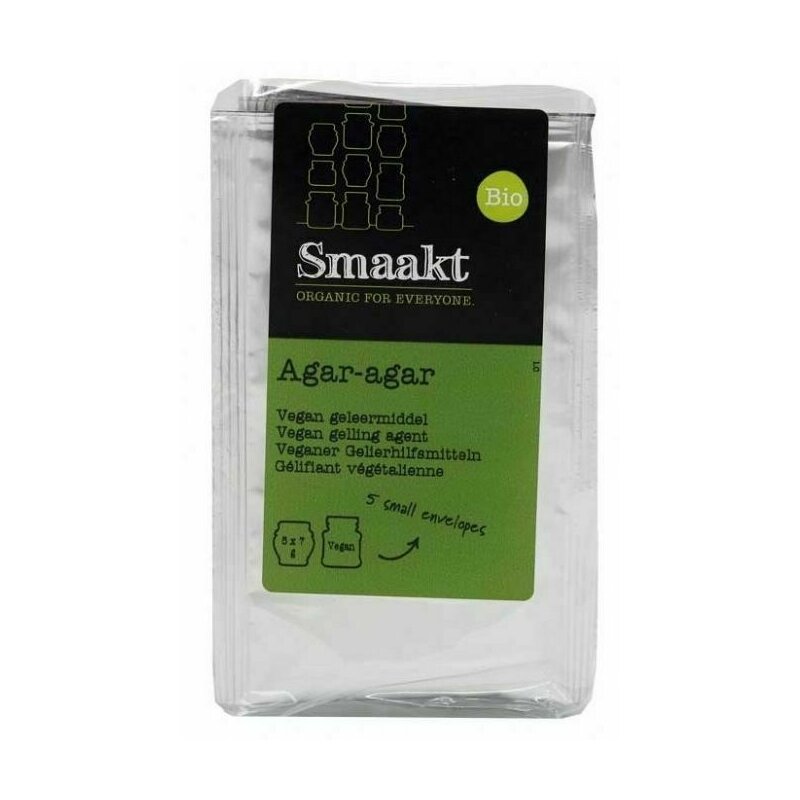 Agar Agar Pudra Bio 5 x 7g Smaakt
