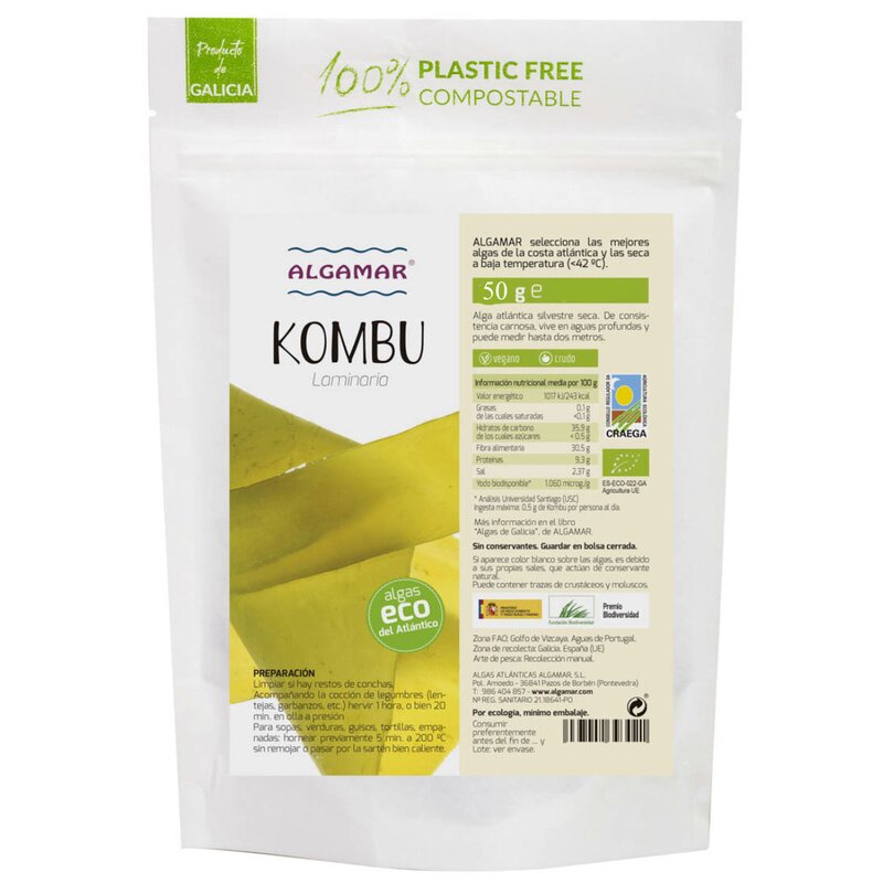Alge kombu bio 50g Algamar
