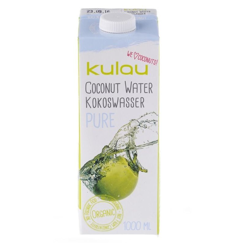Apa de cocos pure bio 1l Kulau