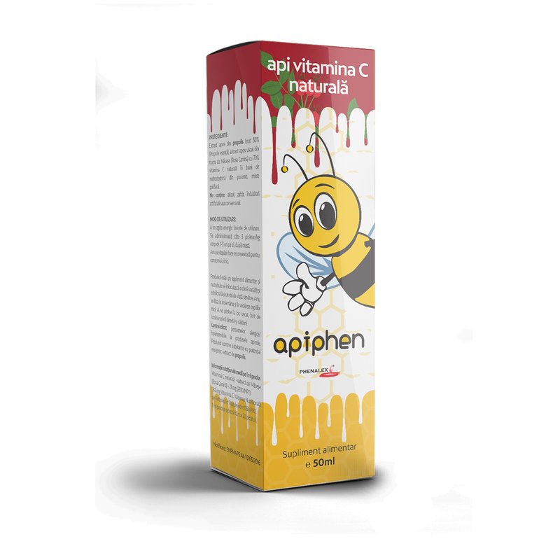 Apiphen api vitamina c naturala 50ml Phenalex