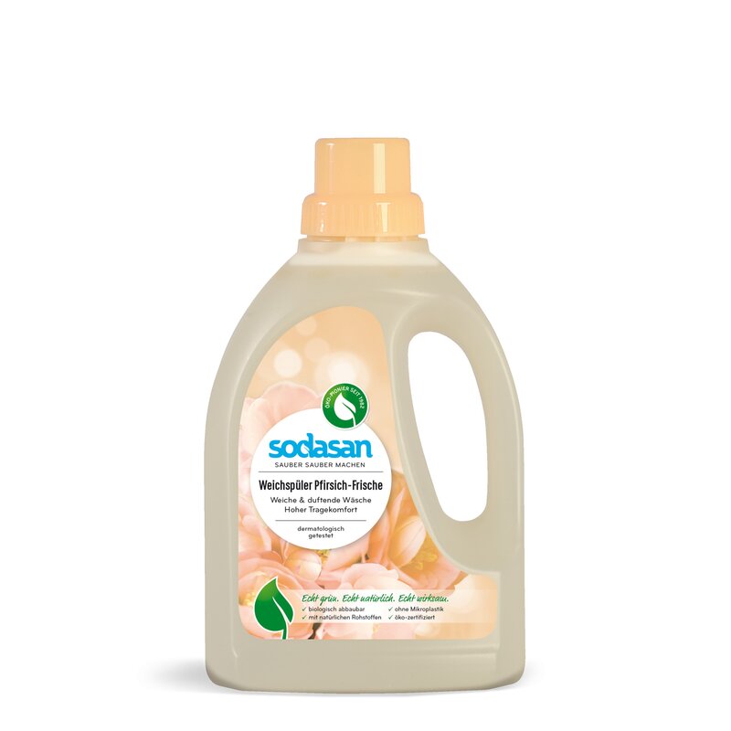 Balsam pentru rufe cu piersica si aloe vera ecologic 750ml Sodasan
