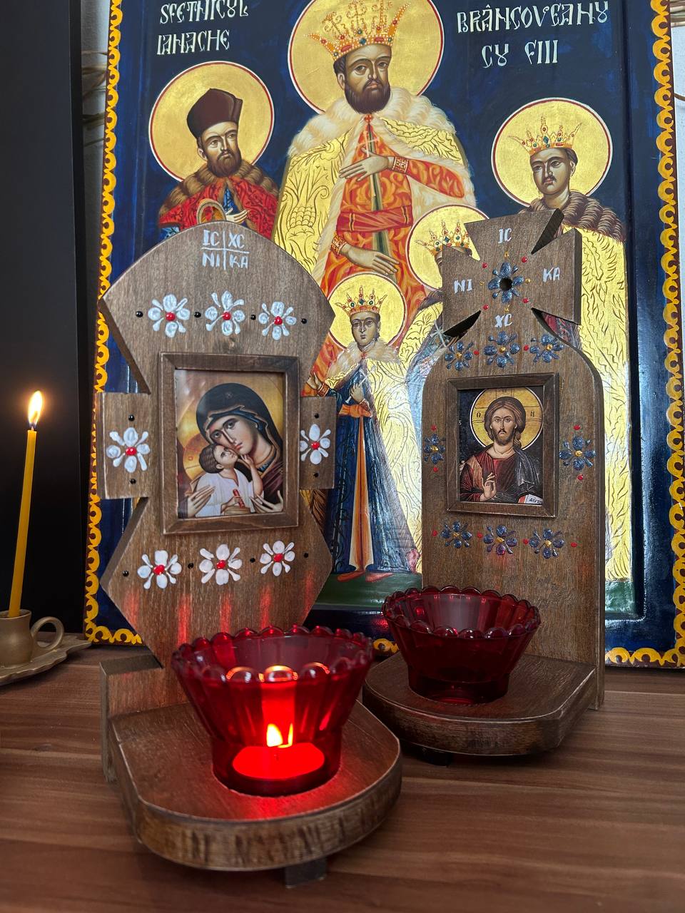 Candela lemn Maica Domnului 2