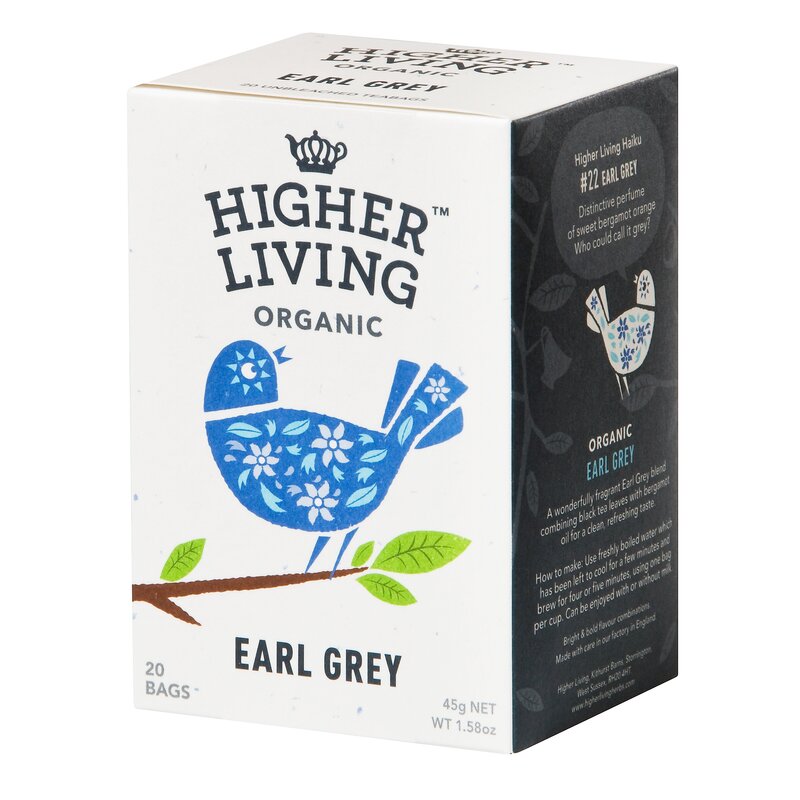 Ceai Earl Grey bio 20 plicuri Higher Living