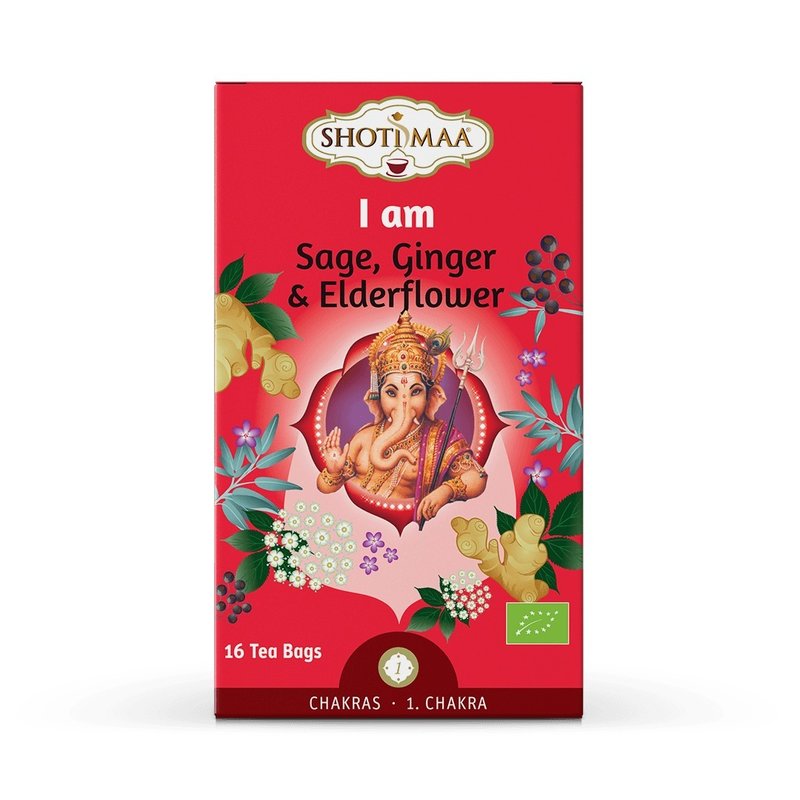 Ceai chakras I am salvie ghimbir si soc bio 32g Shotimaa
