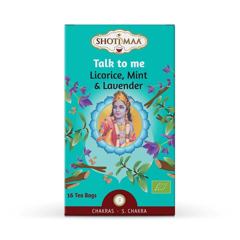 Ceai chakras talk to me lemn dulce menta si lavanda bio 32g Shotimaa