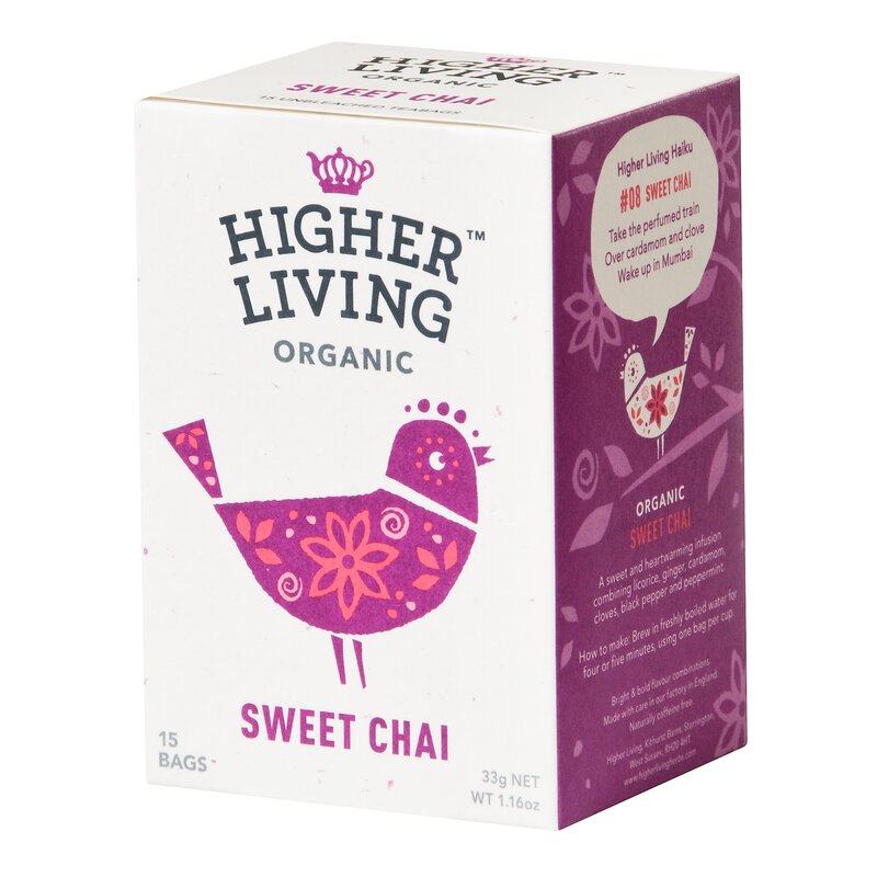 Ceai sweet chai bio 15 plicuri Higher Living
