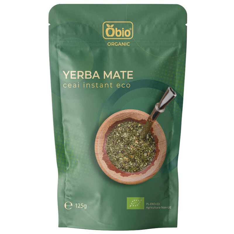 Ceai Yerba Mate Instant Bio 125g Obio