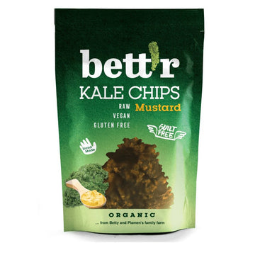 Chips din Kale cu Mustar Raw Bio 30g Bettr