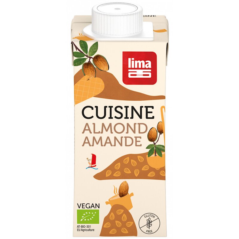 Crema de Migdale pentru Gatit Bio 200ml Lima