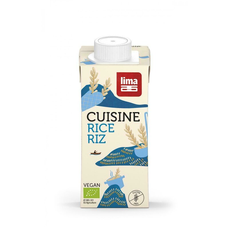 Crema orez gatit bio 200ml Lima