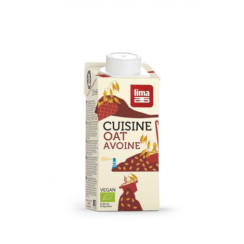 Crema ovaz gatit bio 200ml Lima