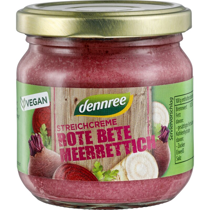 Crema Tartinabila cu Sfecla si Rosie Bio 180g Dennree