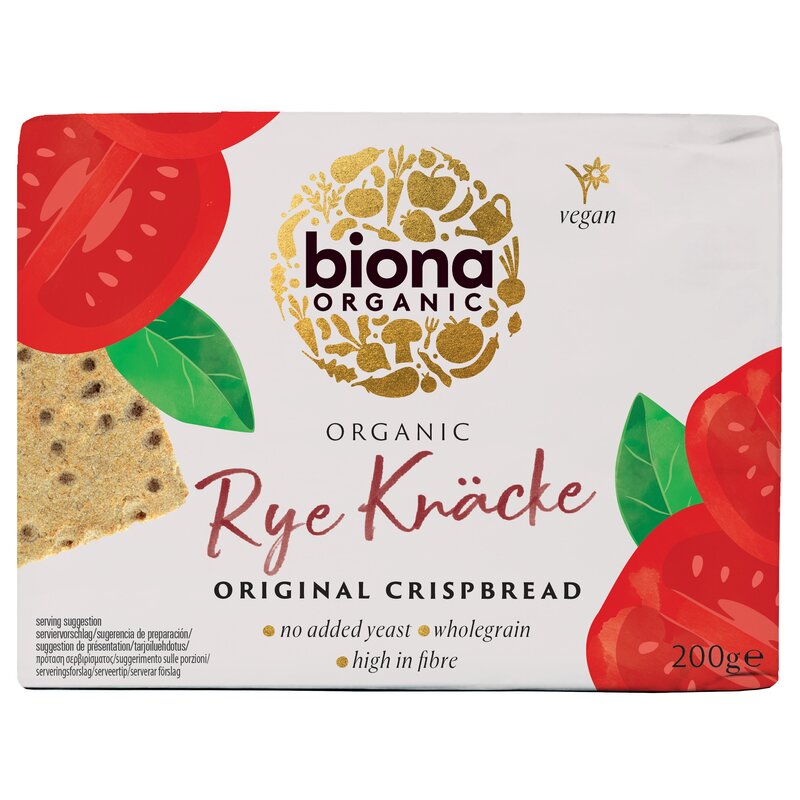 Crispbread din Secara Integrala Bio 200g Biona