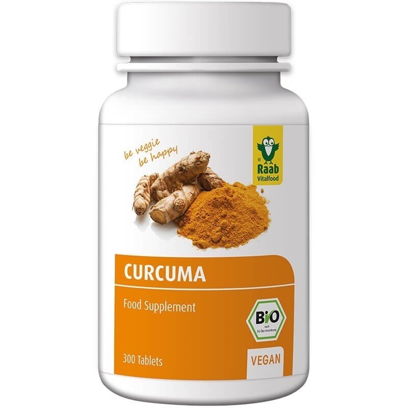 Turmeric bio 300mg 300 tablete Raab Vitalfood
