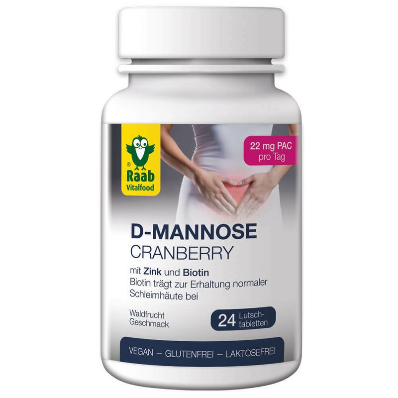 D-manoza si merisor 2200mg 24 tablete vegane Raab Vitalfood