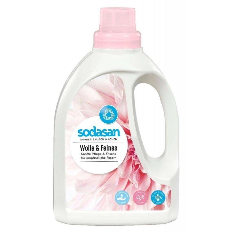 Detergent lichid pentru rufe delicate lana si matase ecologic 750ml Sodasan