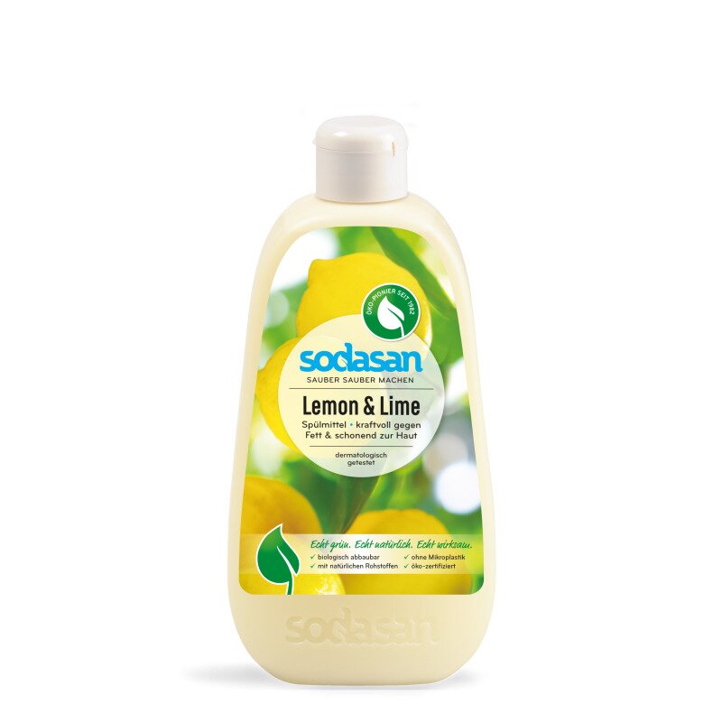 Detergent lichid pentru vase cu lamaie ecologic 500ml Sodasan