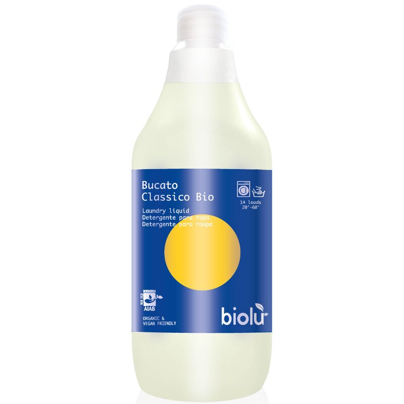 Detergent lichid pentru rufe albe si colorate ecologic 1l Biolu
