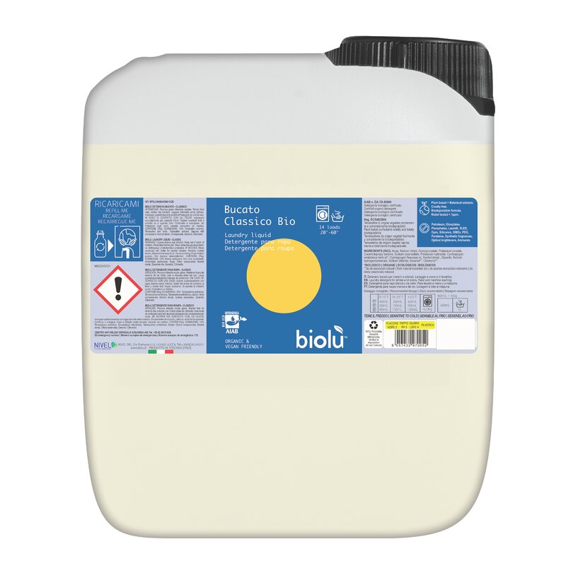 Detergent lichid rufe albe colorate ecologic 5l Biolu