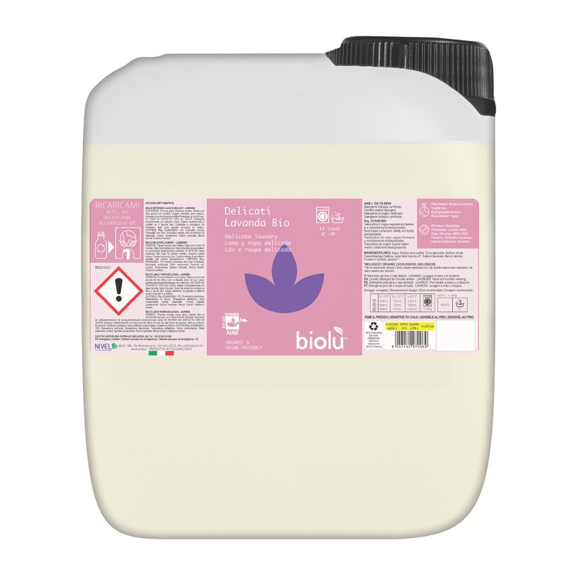 Detergent lichid rufe delicate ecologic 5l Biolu