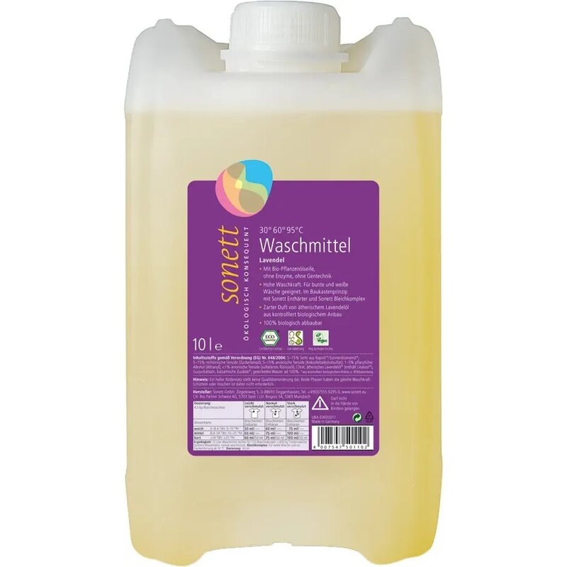 Detergent rufe lavanda ecologic 10l Sonett