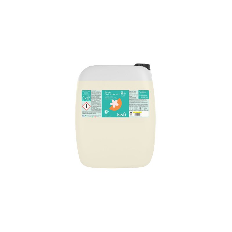 Detergent lichid rufe albe si colorate cu portocale ecologic 20l Biolu