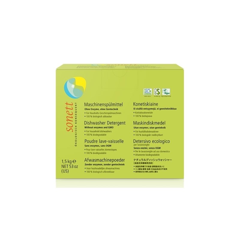 Detergent praf pentru masina de spalat vase ecologic 1.5kg Sonett