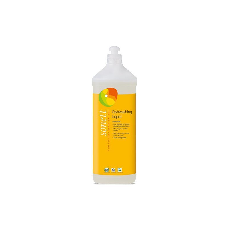 Detergent vase galbenele ecologic 1l Sonett