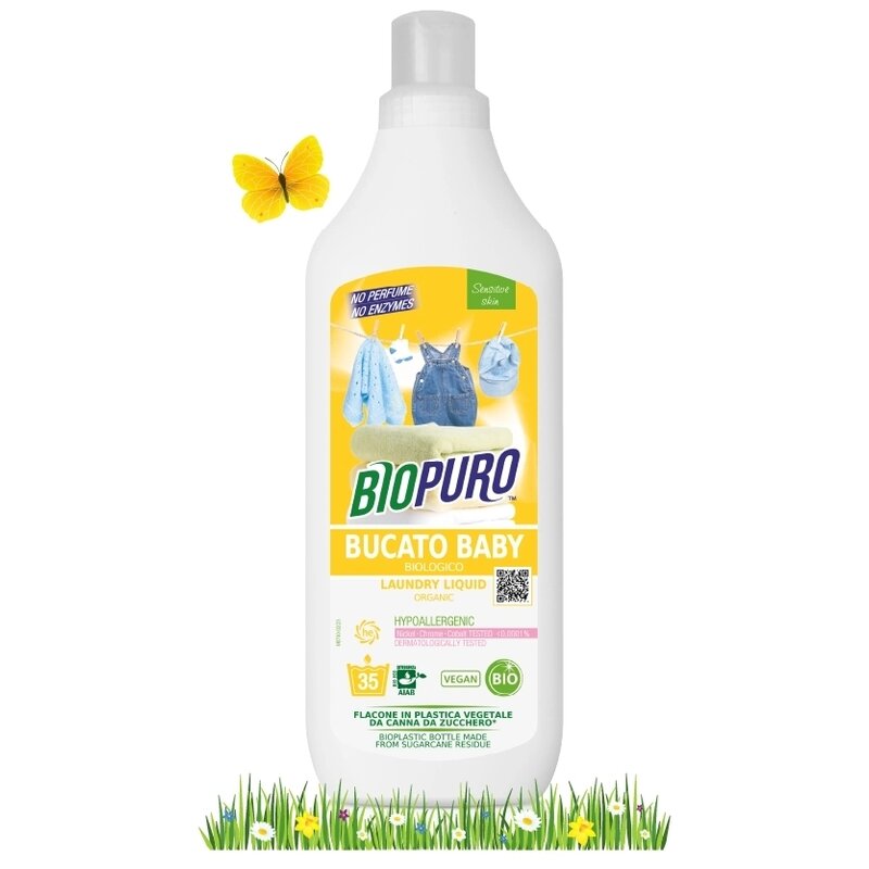 Detergent hainutele copii hipoalergen ecologic 1l Biopuro
