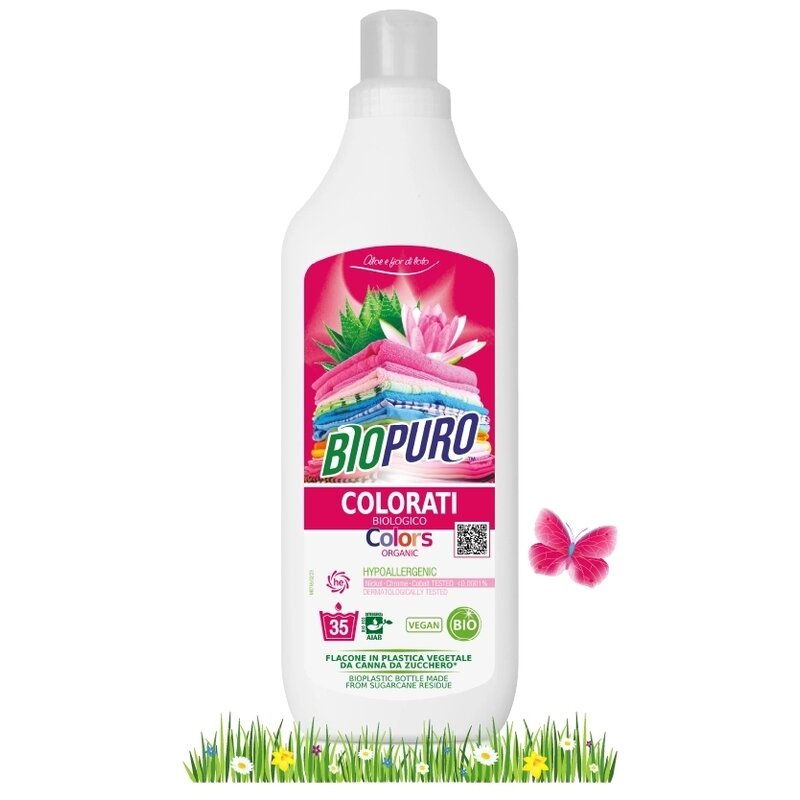 Detergent rufe colorate hipoalergen ecologic 1l Biopuro