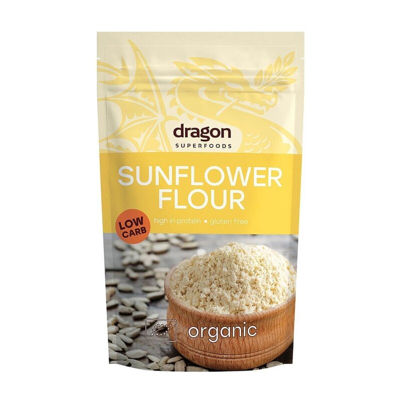 Faina din Seminte de Floarea Soarelui Bio 200g Dragon Superfoods