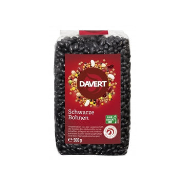 Fasole neagra bio Fairtrade 500g Davert