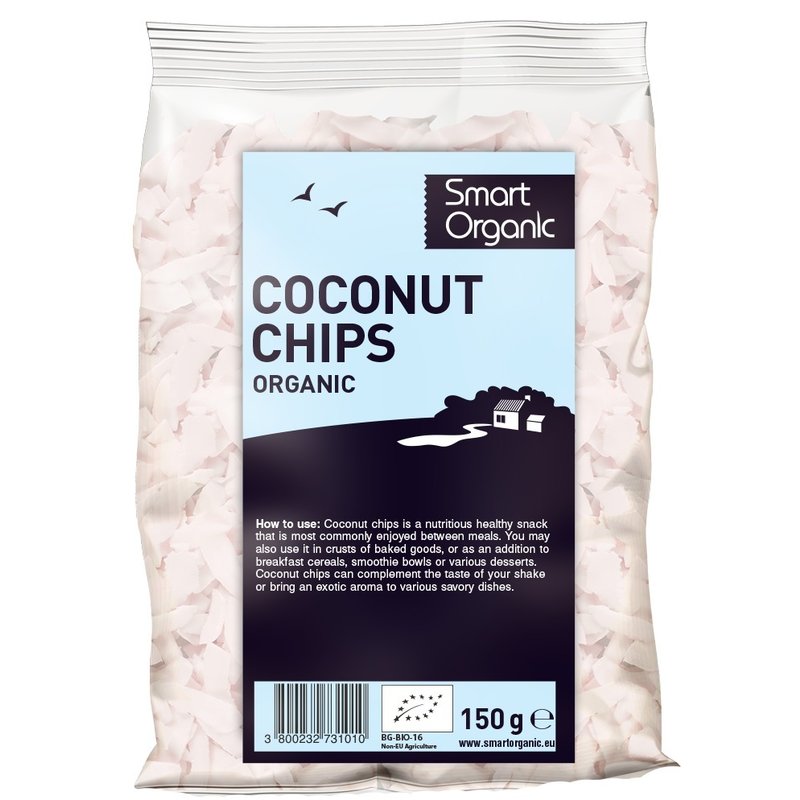 Fulgi de nuca de cocos bio 150g Smart Organic