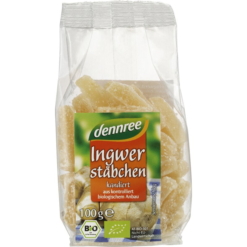 Ghimbir Confiat Bio 100g Dennree