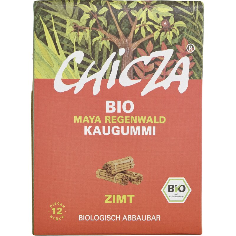 Guma de Mestecat cu Scortisoara Bio 30g Chicza