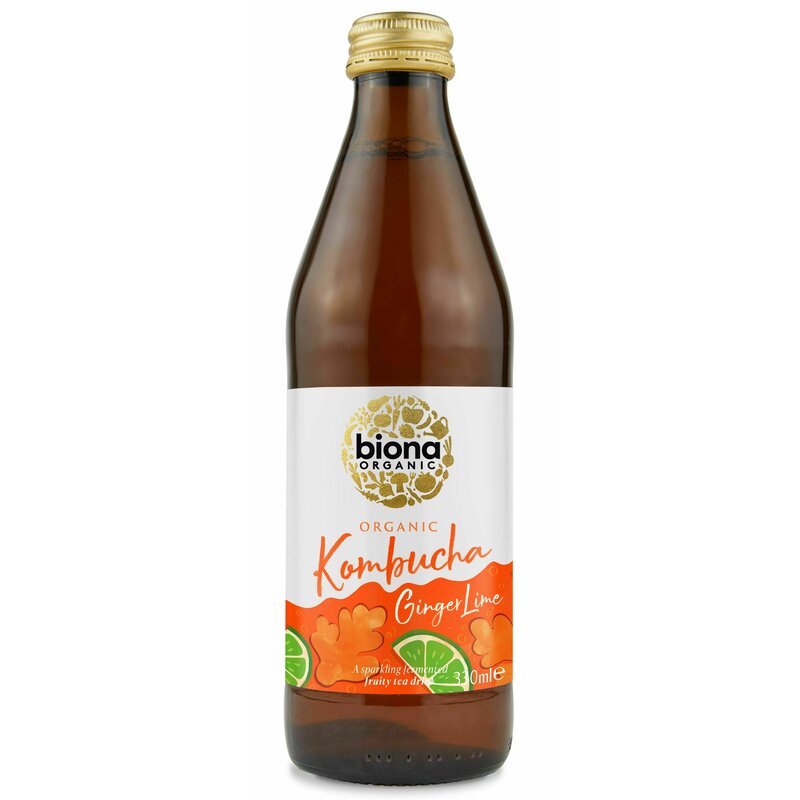Kombucha cu Ghimbir si Lime Bio 330ml Biona