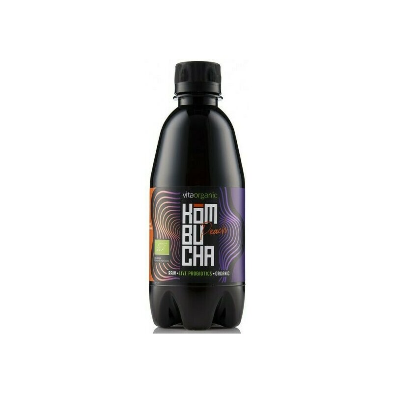 Kombucha cu Piersici Bio 330ml Vita Organic