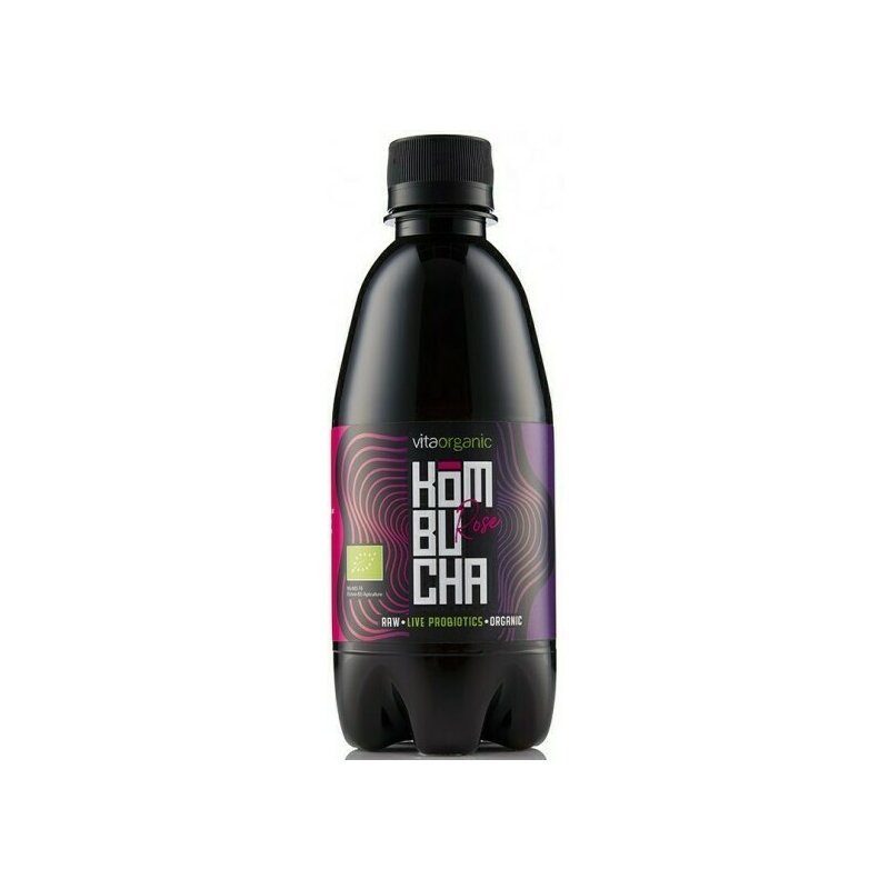 Kombucha cu Trandafir Bio 330ml Vita Organic