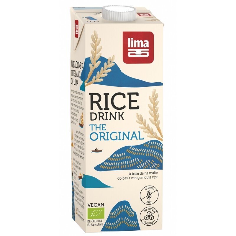 Bautura vegetala orez original bio 1l Lima