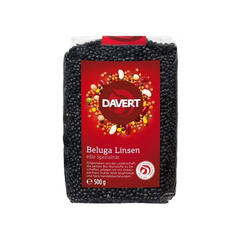 Linte neagra Beluga bio 500g Davert