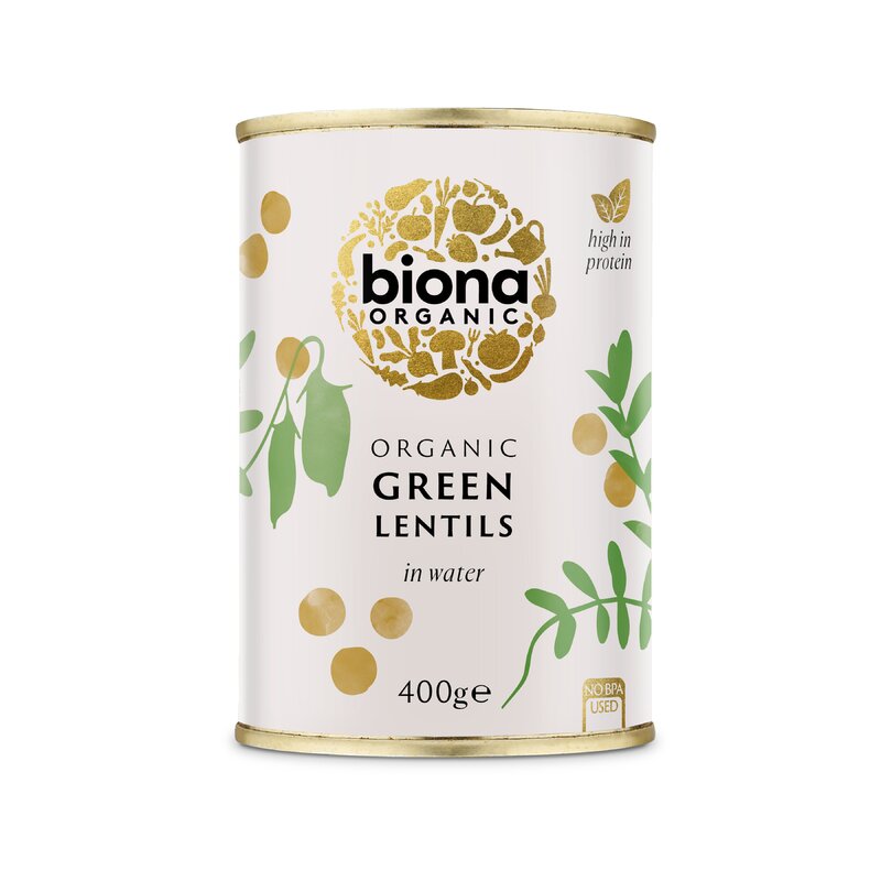 Linte verde la conserva bio 400g Biona