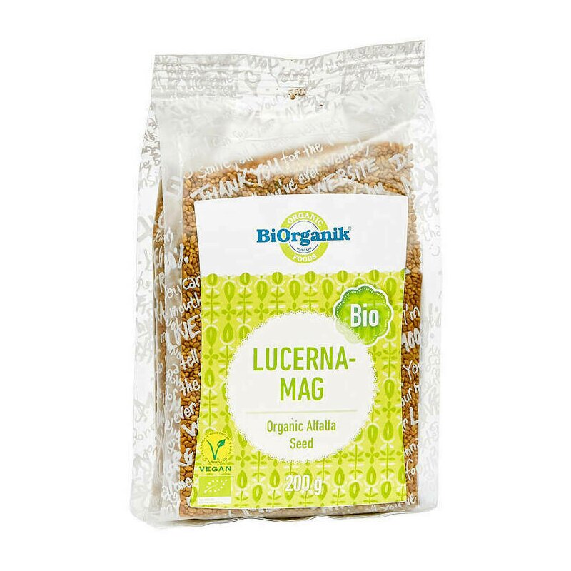 Alfalfa pentru Germinat Bio 200g Biorganik