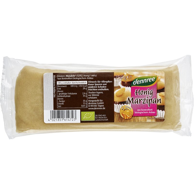Martipan cu Miere Bio 250g Dennree