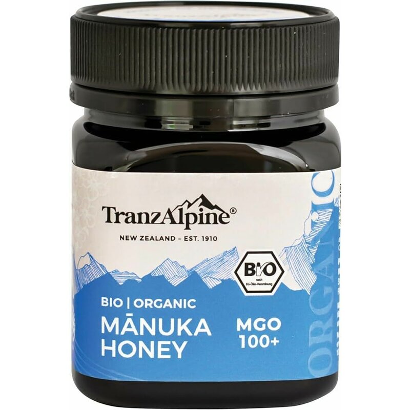 Miere de Manuka MGO 100+ Bio 250g TranzAlpine