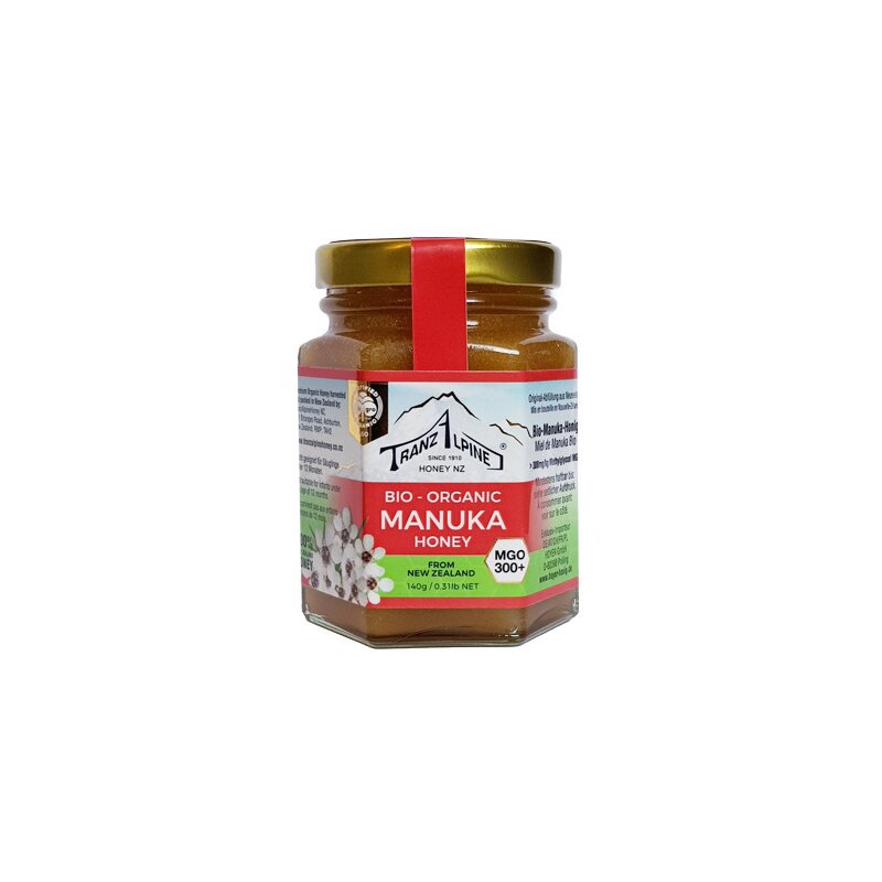 Miere de Manuka MGO 300+ Bio 140g TranzAlpine