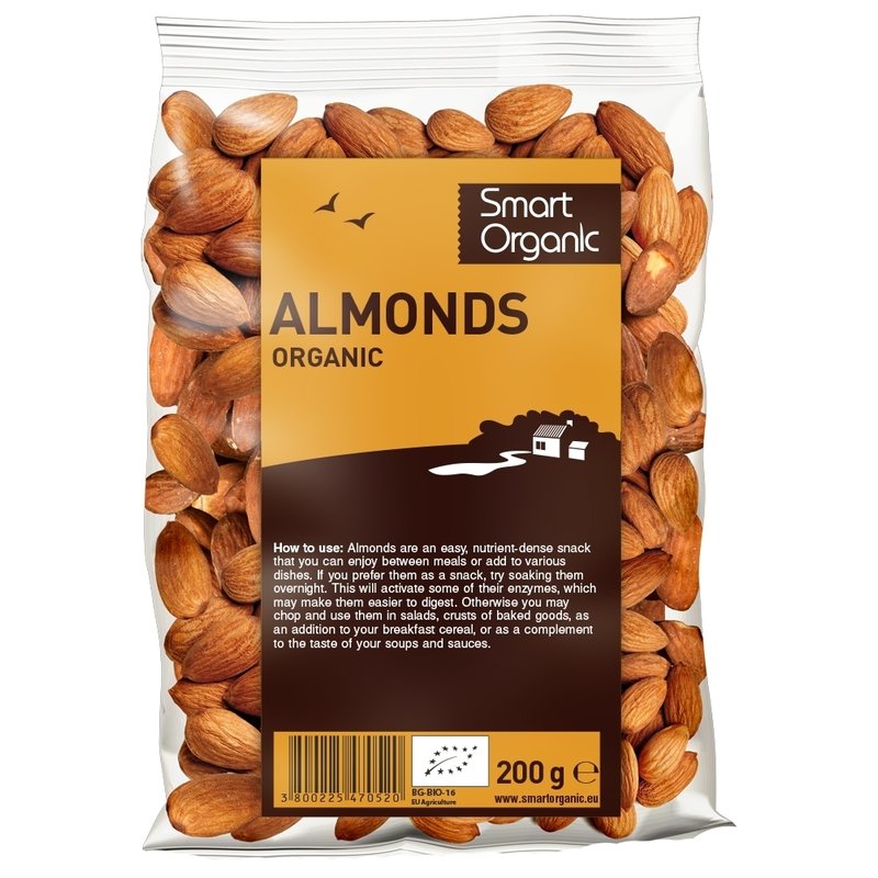 Migdale bio raw 200g Smart Organic