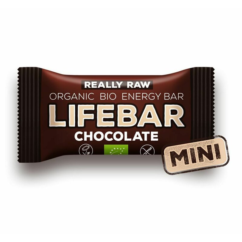 Baton cu ciocolata bio raw 25g Lifebar Lifefood