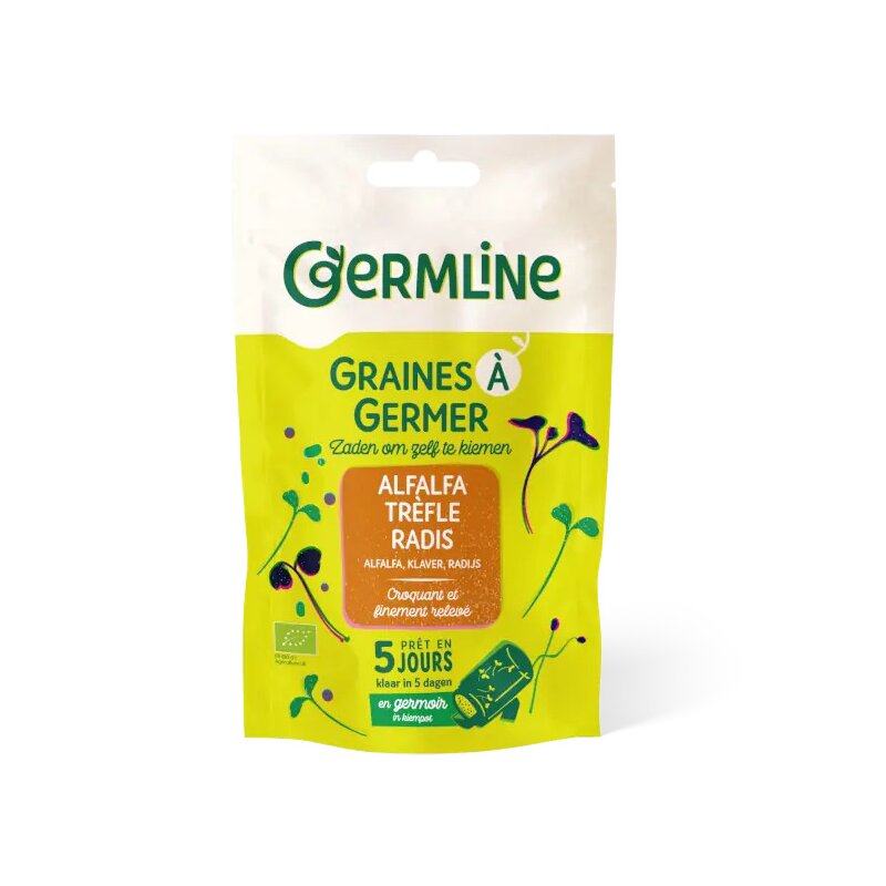 Mix alfalfa trifoi ridiche pentru germinat bio 150g Germline