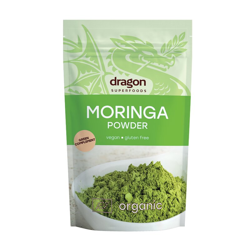 Moringa pulbere bio 200g Dragon Superfoods