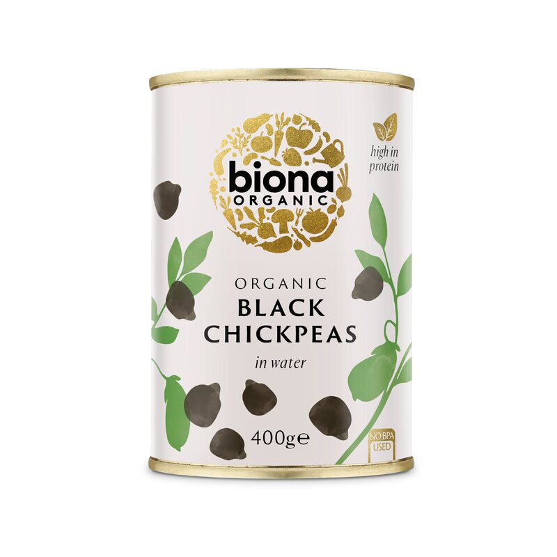 Naut negru la conserva bio 400g Biona